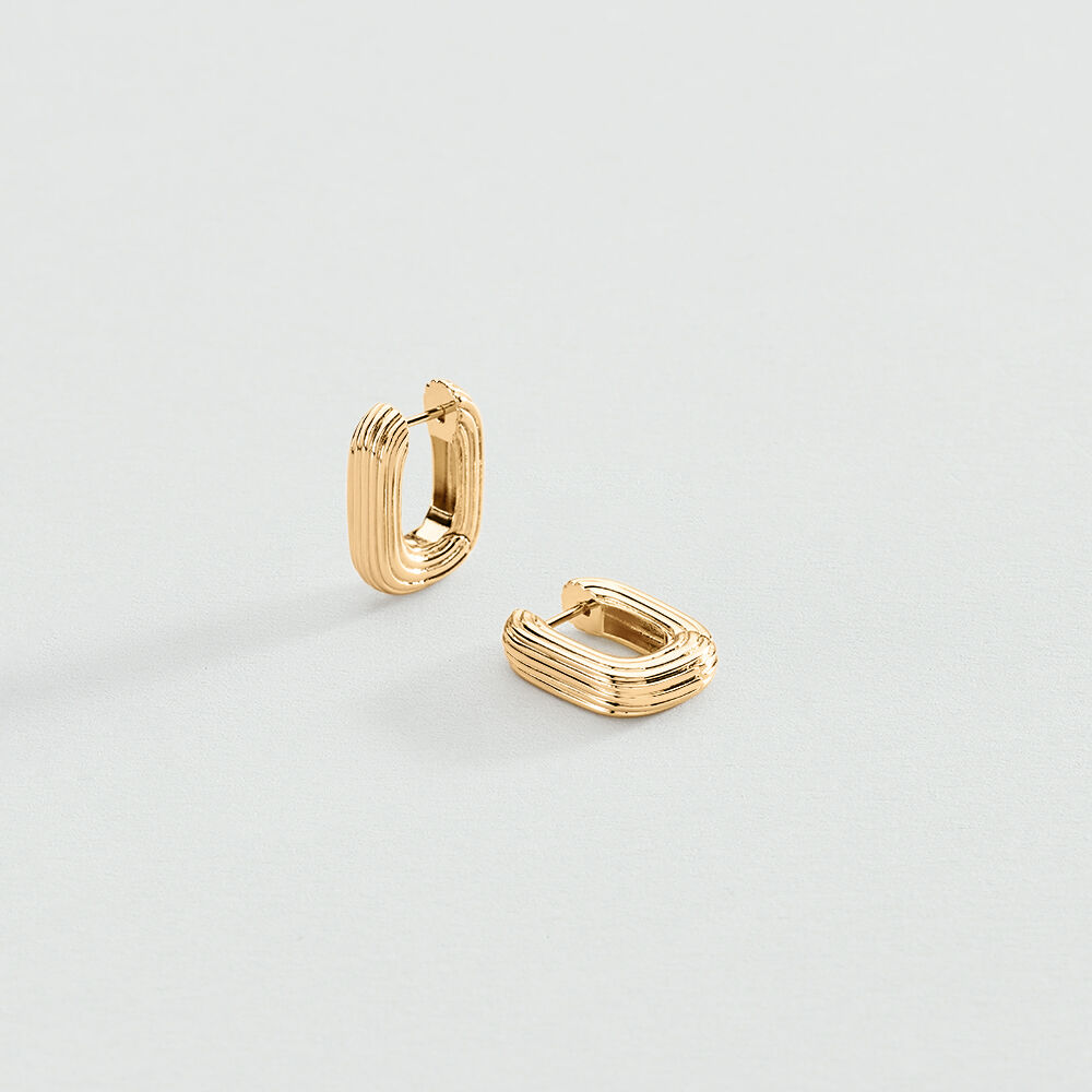 Hoops HAUSSMANN - Golden - Earrings  | Agatha