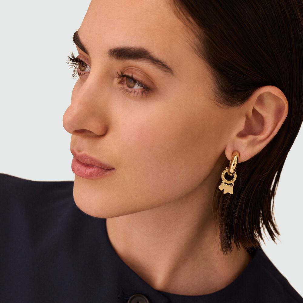 Hoops 1974 - Golden - Earrings  | Agatha