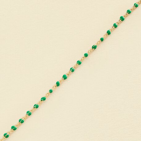 Link bracelet SMARTY - Green / Golden - All bracelets  | Agatha