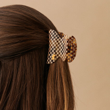 Hair accessory DAMIER - Beige - Accessories  | Agatha