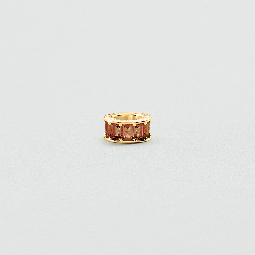 Pendant LUCKY - Burgundy / Golden - Jewellery  | Agatha
