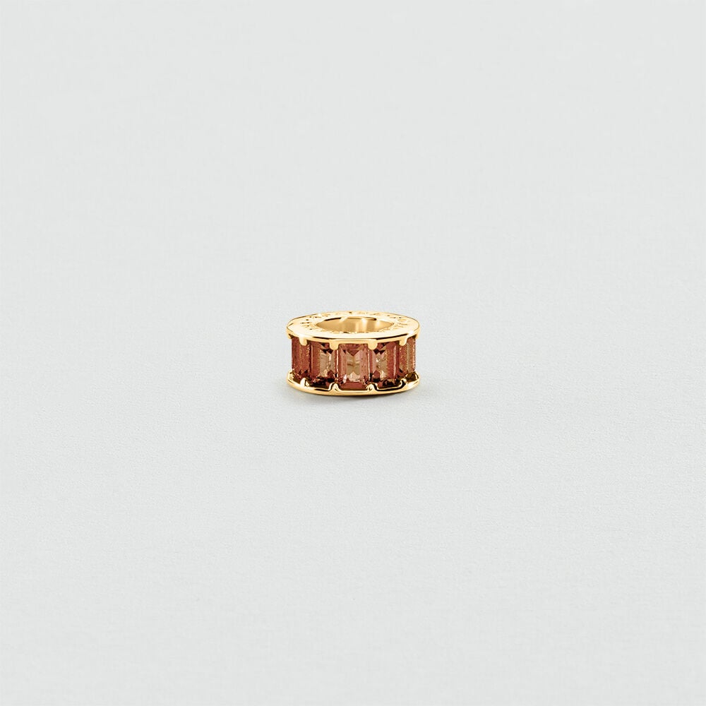 Pendant LUCKY - Burgundy / Golden - Jewellery  | Agatha