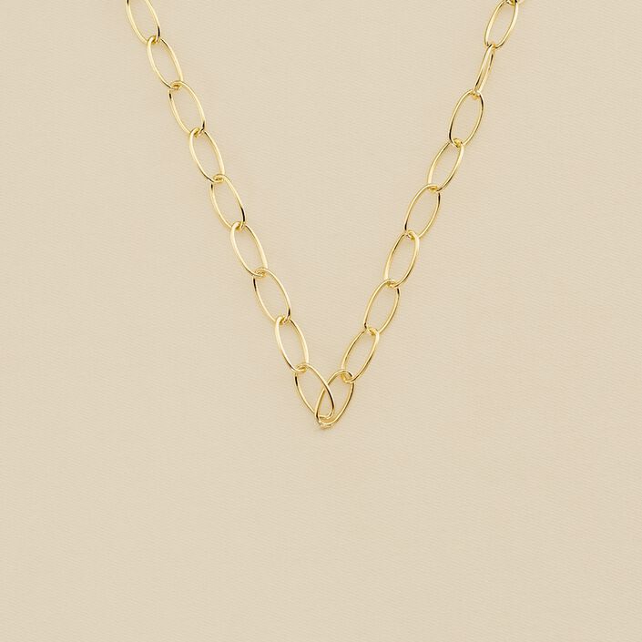 Long necklace CHAIN - Golden - All jewellery  | Agatha
