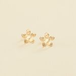 Stud earrings BLOOM - Golden - All earings  | Agatha