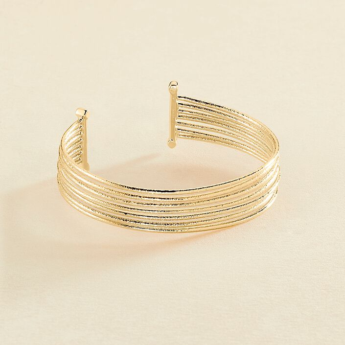 Cuff MAAT - Golden - All bracelets  | Agatha