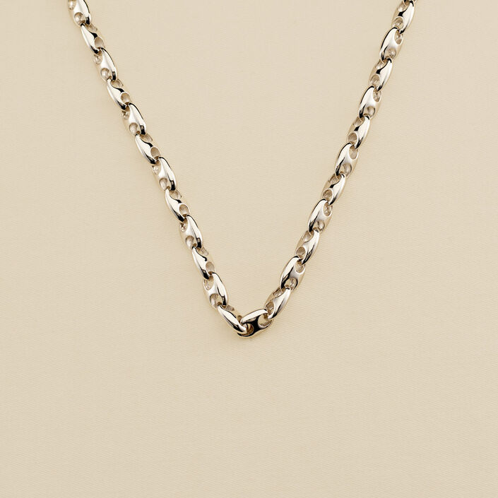 Choker necklace ETREINTE - Silver - All jewellery  | Agatha