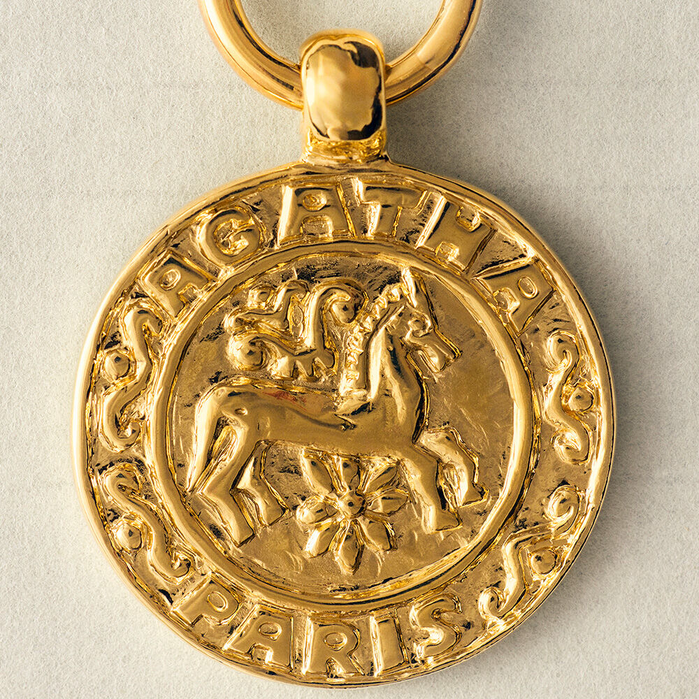 Key ring PONT DES ARTS - Golden - Accessories  | Agatha