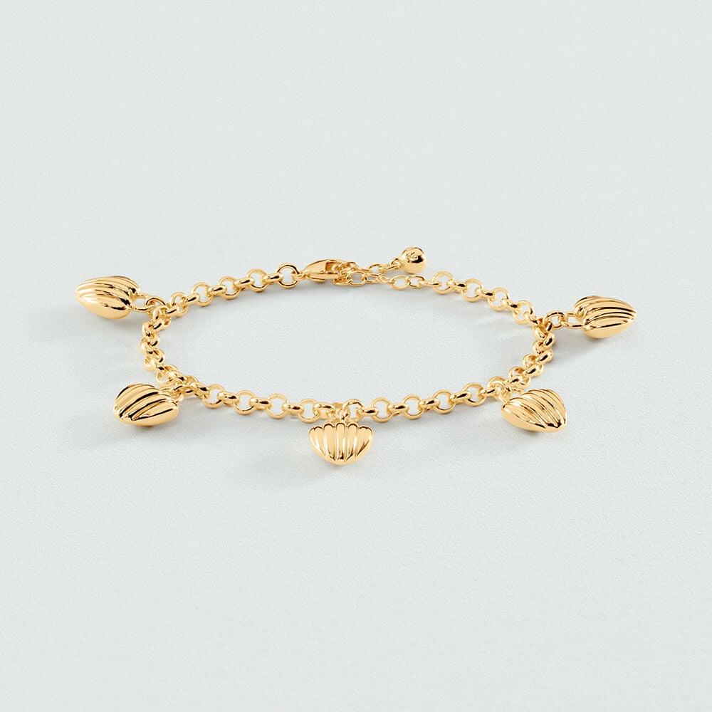 Link bracelet SACR&Eacute; C&OElig;UR - Golden - Bracelets  | Agatha