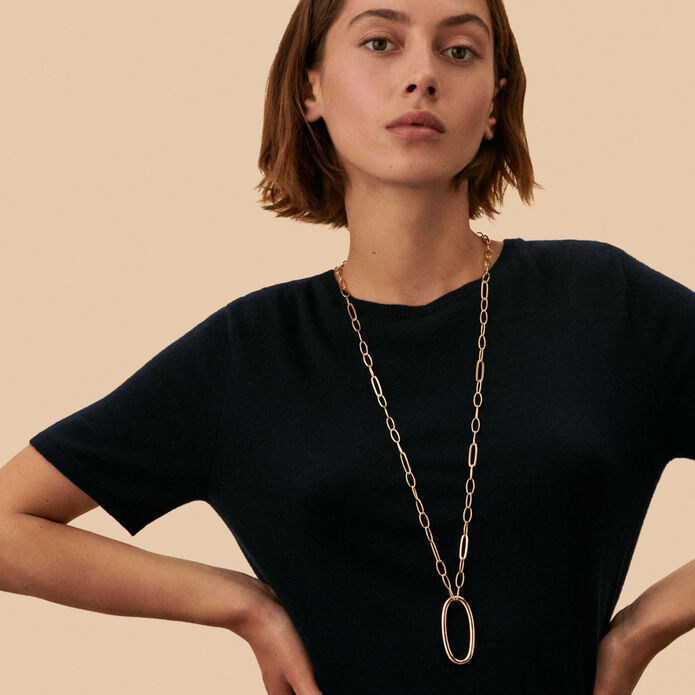 Long necklace CHAIN - Golden - All jewellery  | Agatha
