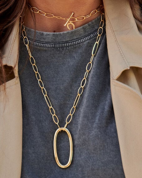 Long necklace CHAIN - Golden - All jewellery  | Agatha