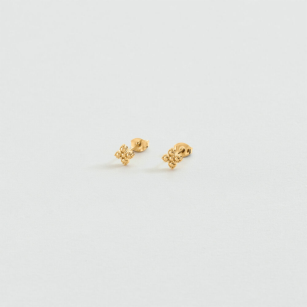 Stud earrings BELOVED - Golden - Beloved  | Agatha