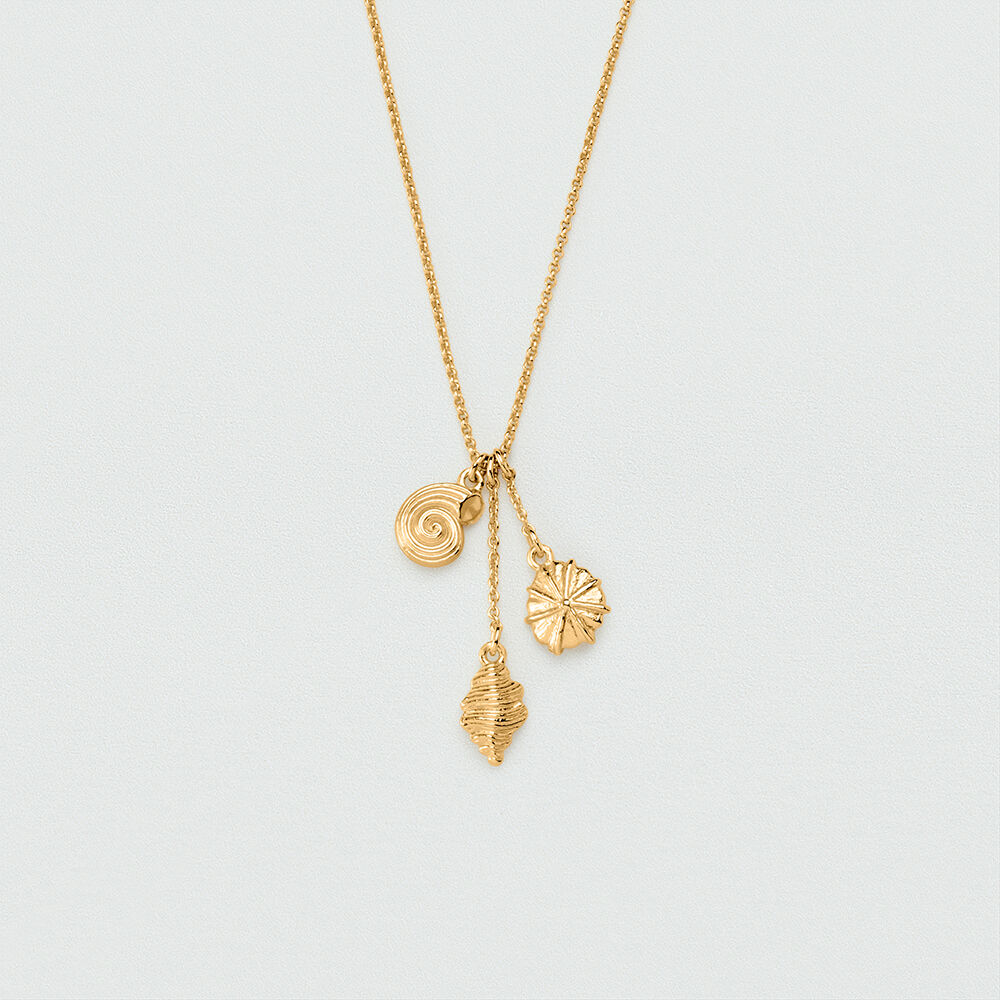 Mid-length necklace CALYPSO - Golden - Mid-length necklace  | Agatha