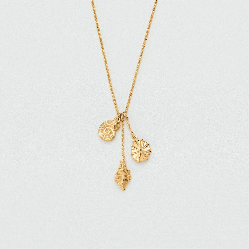 Mid-length necklace CALYPSO - Golden - Mid-length necklace  | Agatha