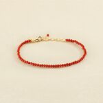 Link bracelet TALISMANS - Coral - All jewellery  | Agatha