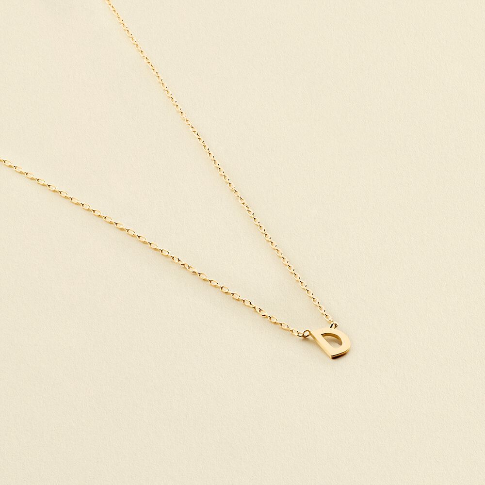 Choker necklace ABC - Golden - Choker necklace  | Agatha