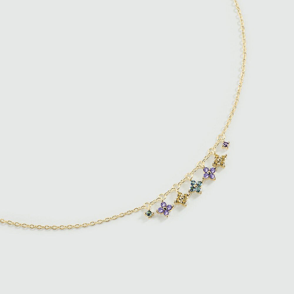 Choker necklace BELOVED - Multicolor / Gold - Beloved  | Agatha