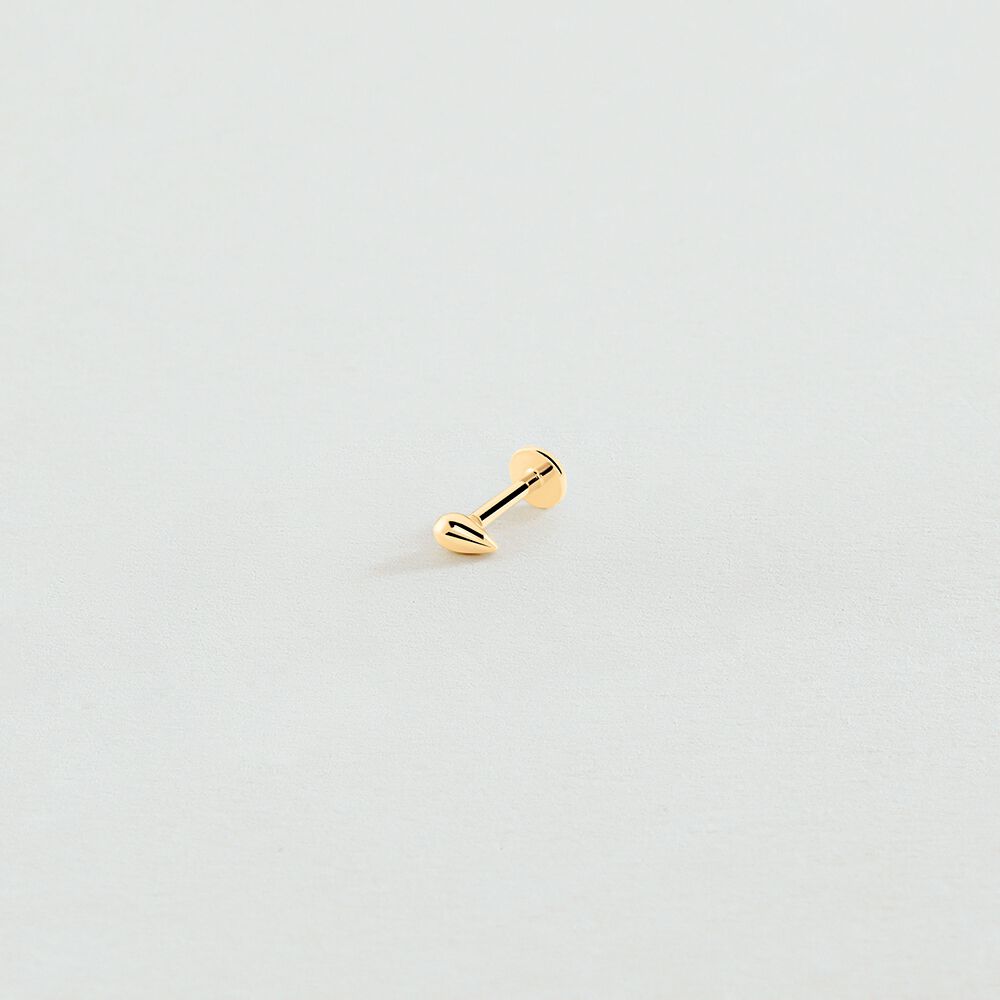 Piercing Helix & Tragus EAR2POLENE - Golden - Jewellery  | Agatha
