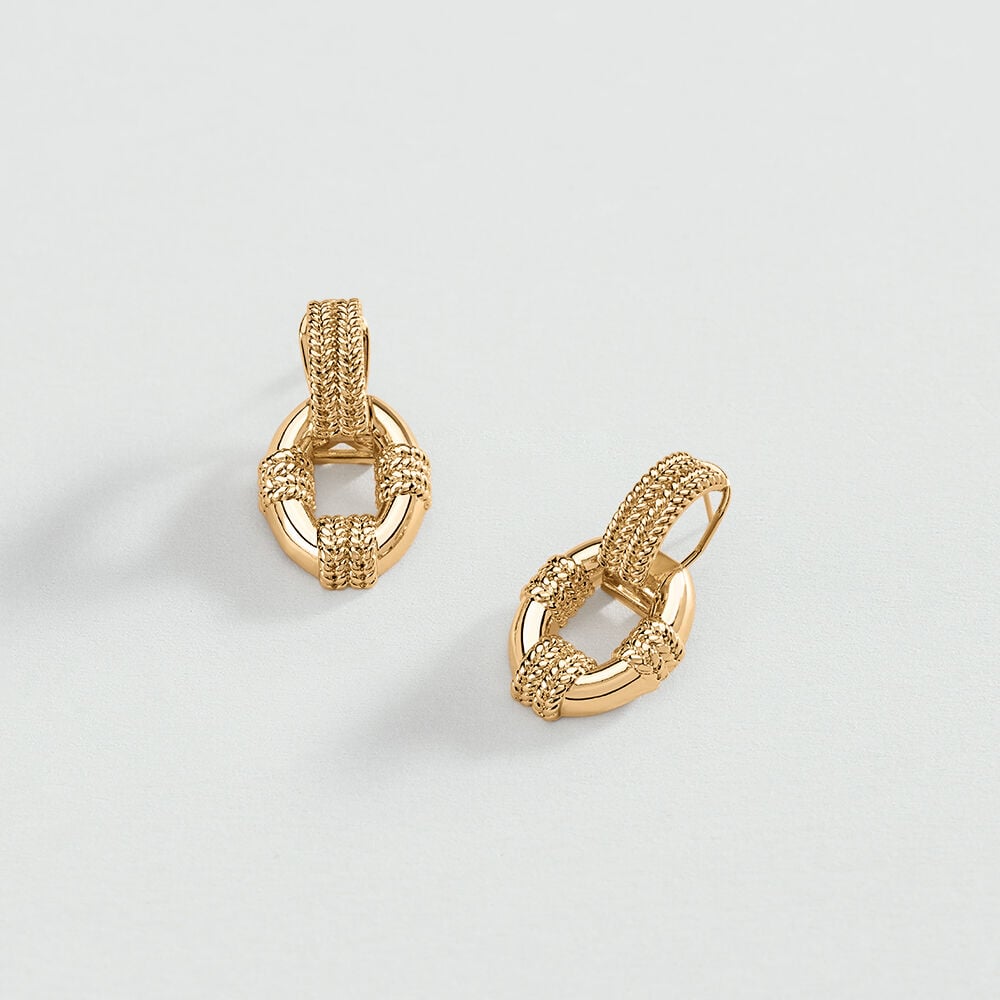 Long earrings TUILERIES - Golden - Earrings  | Agatha