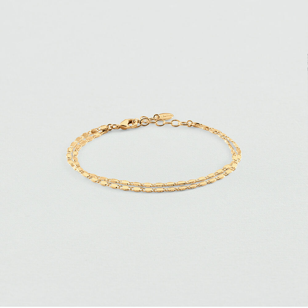 Link bracelet JUSSIEU - Golden - Bracelets  | Agatha