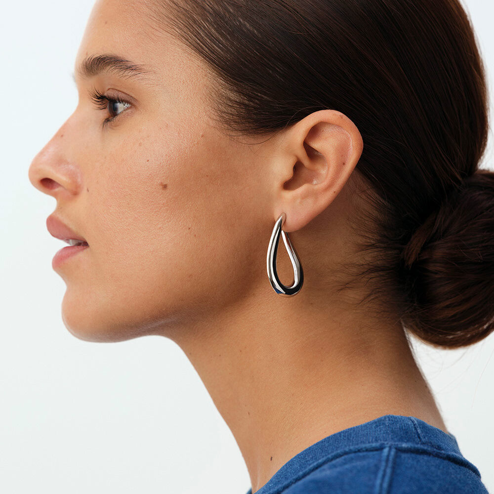 Hoops ABBESSES - Silver - BACKSTAGE  | Agatha