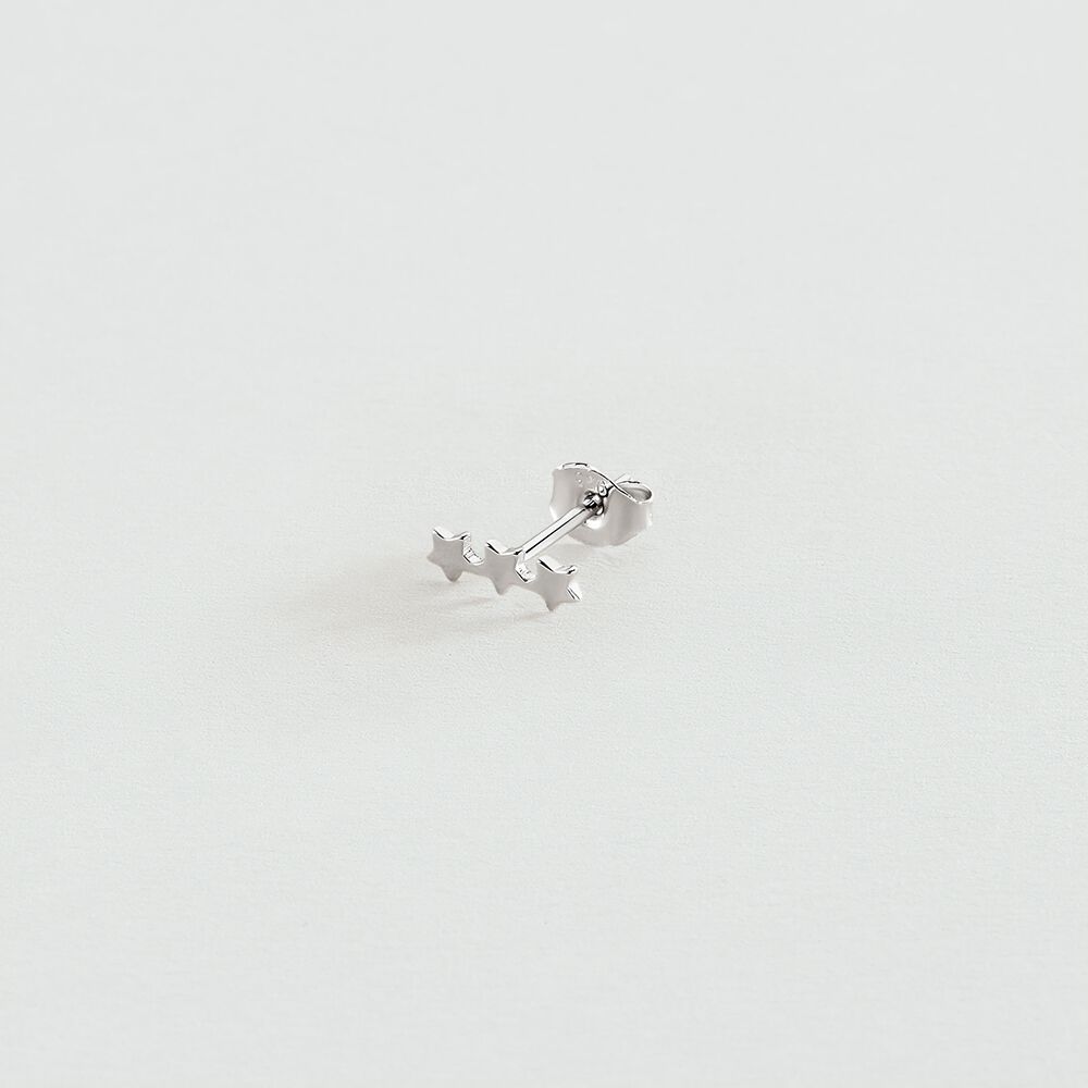 Piercing stud TRIOSTAR - Silver - Jewellery  | Agatha