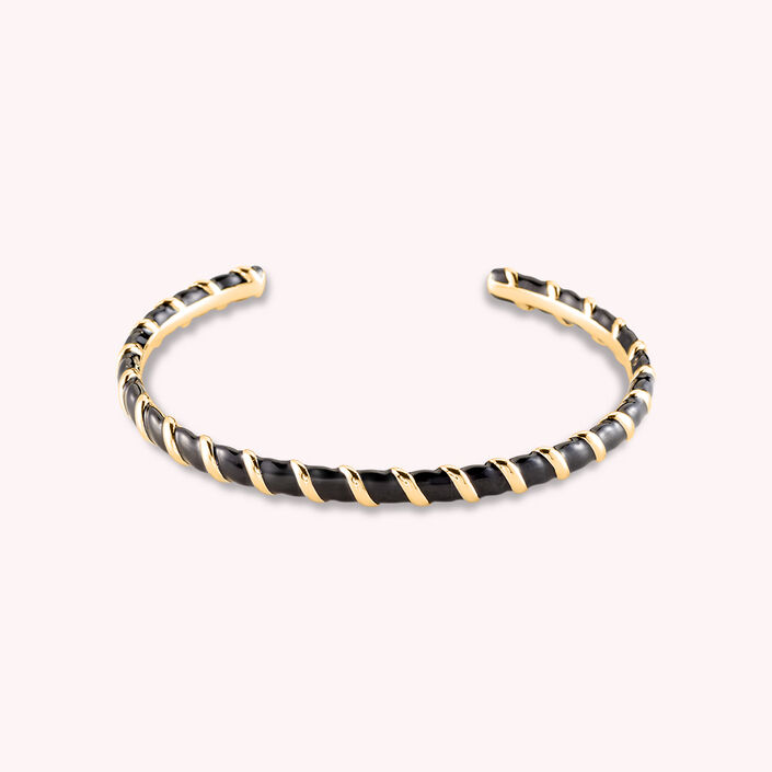 Bangle SESHA - Black / Gold - All bracelets  | Agatha