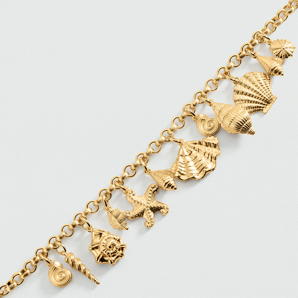 Link bracelet CALYPSO - Golden - Bracelets  | Agatha
