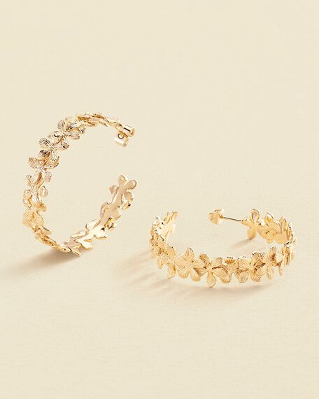 Hoops BLOOM - Golden - All jewellery  | Agatha