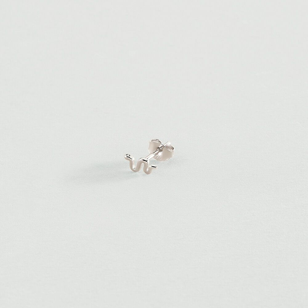 Piercing stud VIPER - Silver - Jewellery  | Agatha