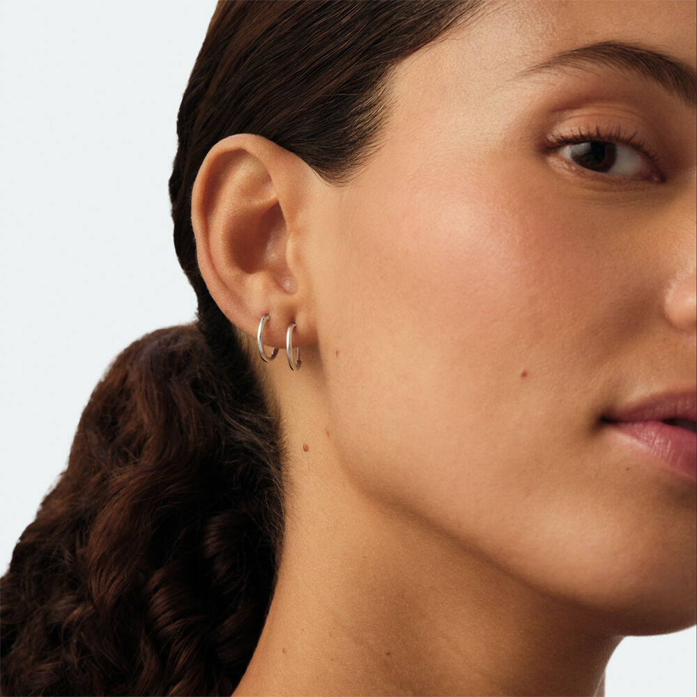 Hoops EAR1CREOL - Silver - Earrings  | Agatha