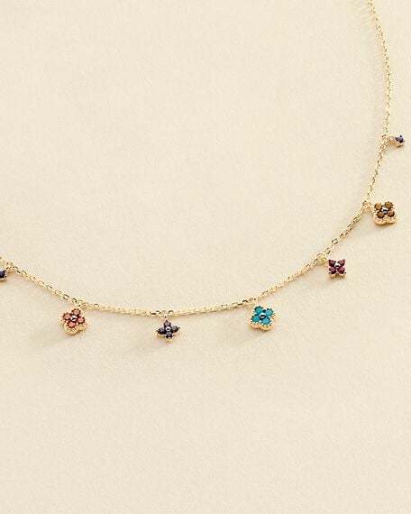 Choker necklace BELOVED - Multicolor / Gold - All jewellery  | Agatha