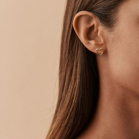 Stud earrings FILCOEUR - Golden - All jewellery  | Agatha