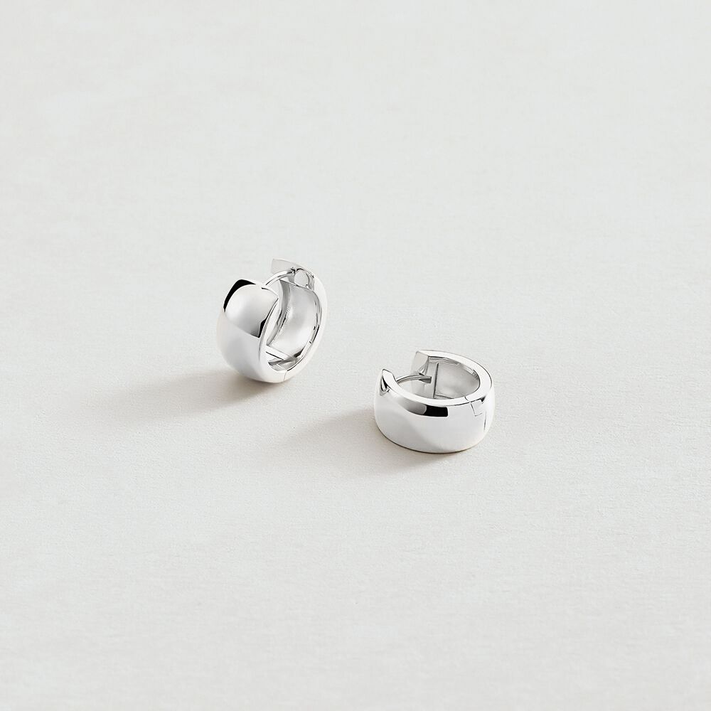Hoops JASERON - Silver - Earrings  | Agatha