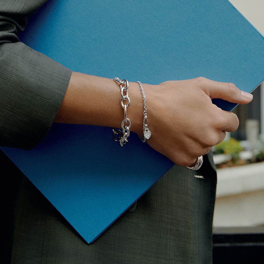 Link bracelet LEA - Silver - Bracelets  | Agatha