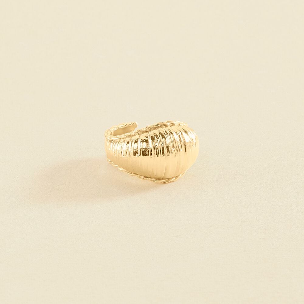 Ajustable ring TRESSE - Golden - Ajustable ring  | Agatha