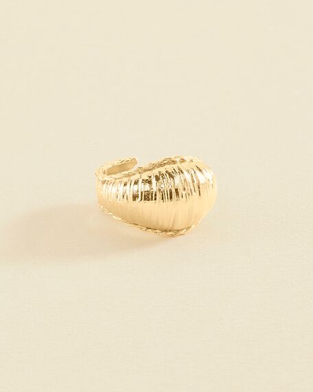 Ajustable ring TRESSE - Golden - Ajustable ring  | Agatha