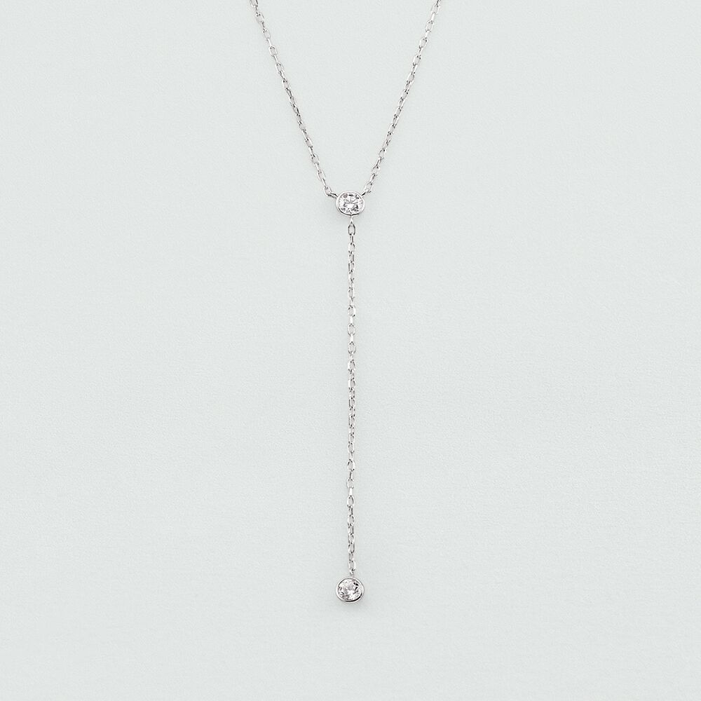 Choker necklace BRILLANT - Crystal / Silver - Choker necklace  | Agatha