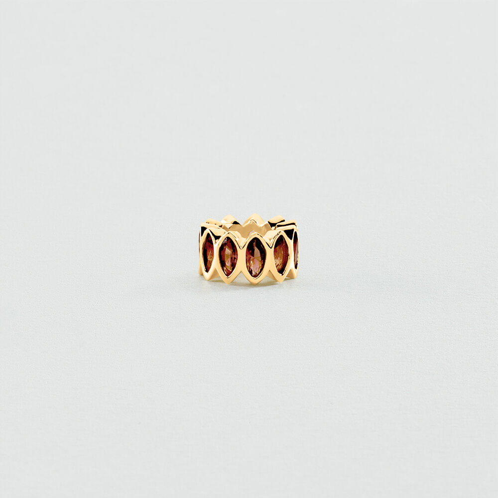 Pendant LUCKY - Burgundy / Golden