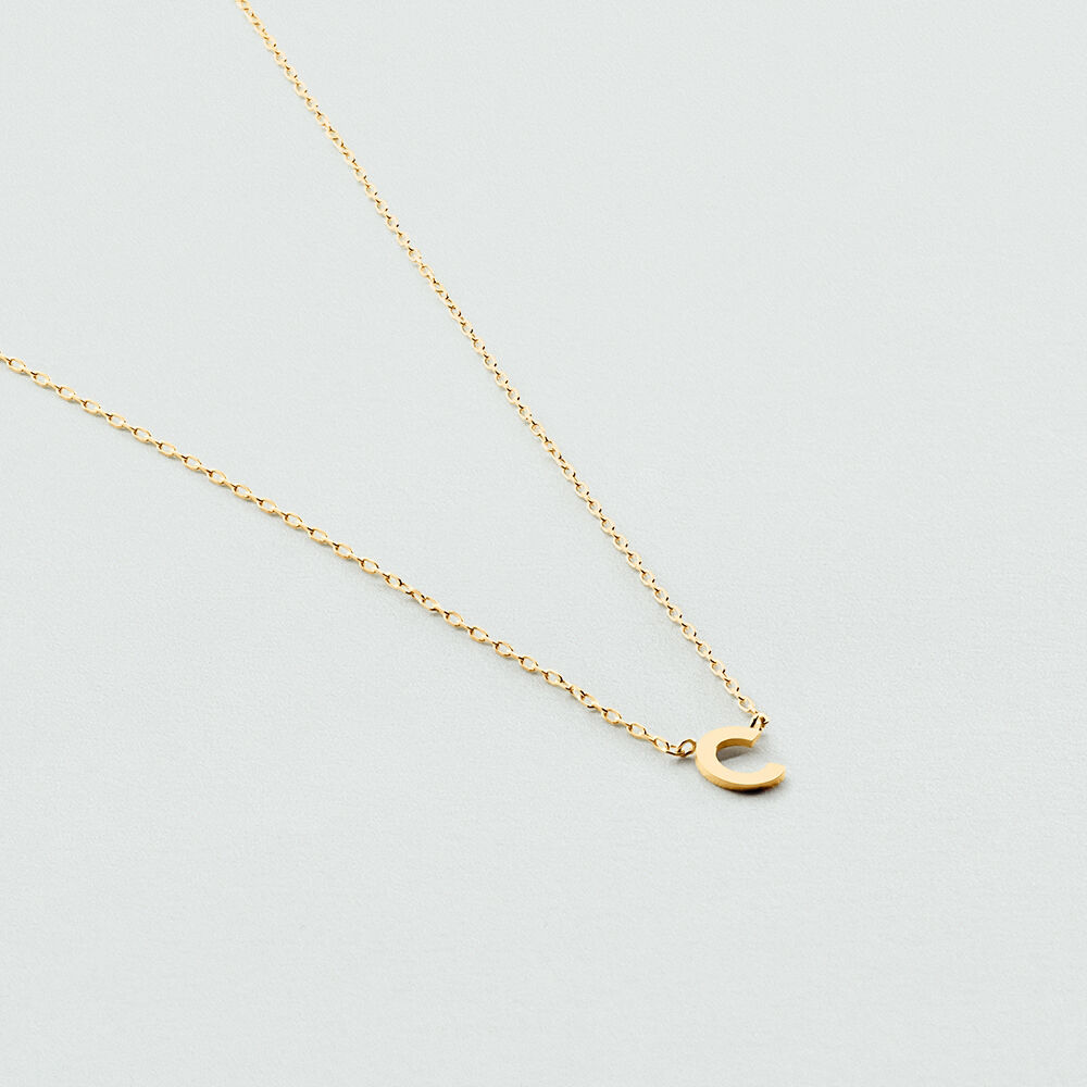 Choker necklace ABC - Golden - Choker necklace  | Agatha