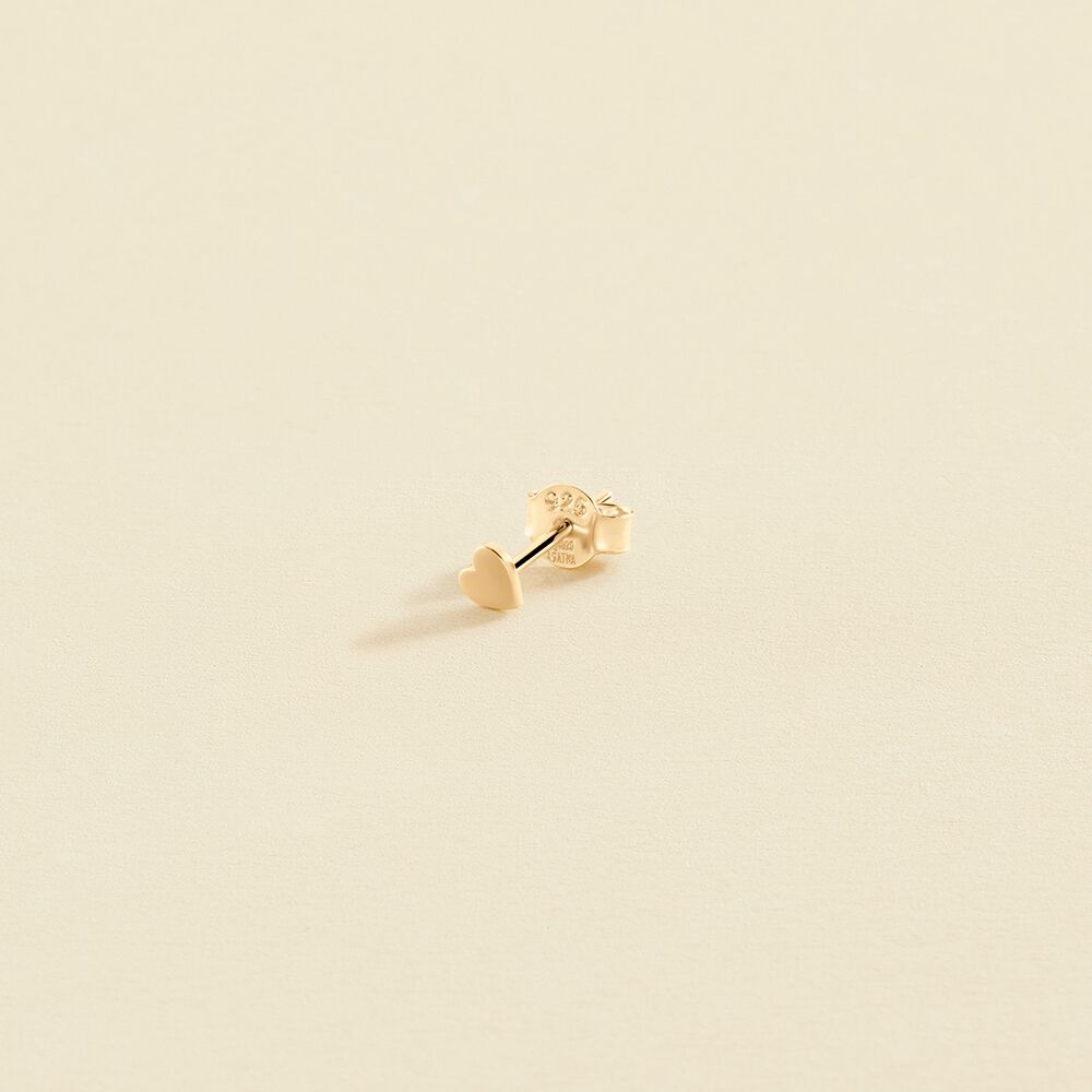 Piercing stud WITH LOVE - Golden - All jewellery  | Agatha