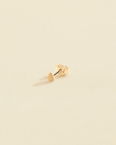 Piercing stud WITH LOVE - Golden - All jewellery  | Agatha