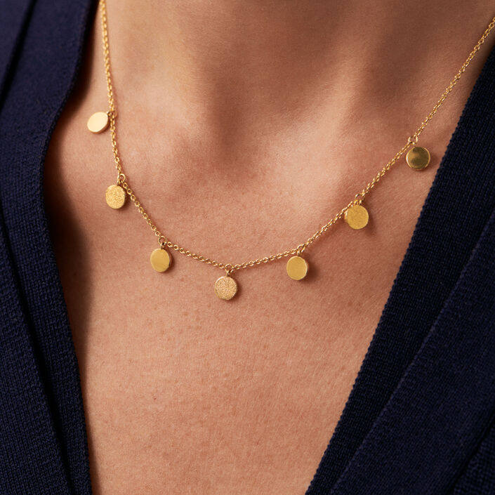 Choker necklace O'SOLEIL - Golden - All jewellery  | Agatha