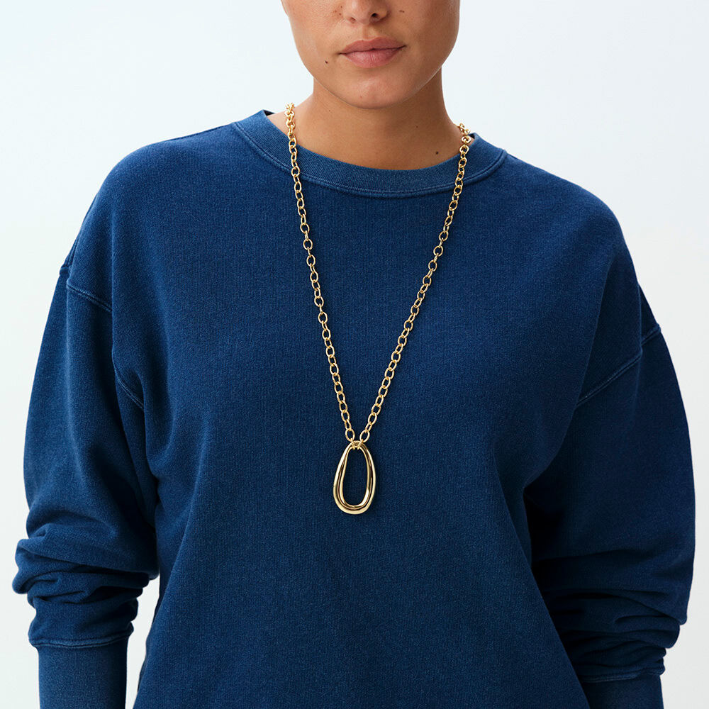 Long necklace ABBESSES - Golden - BACKSTAGE  | Agatha