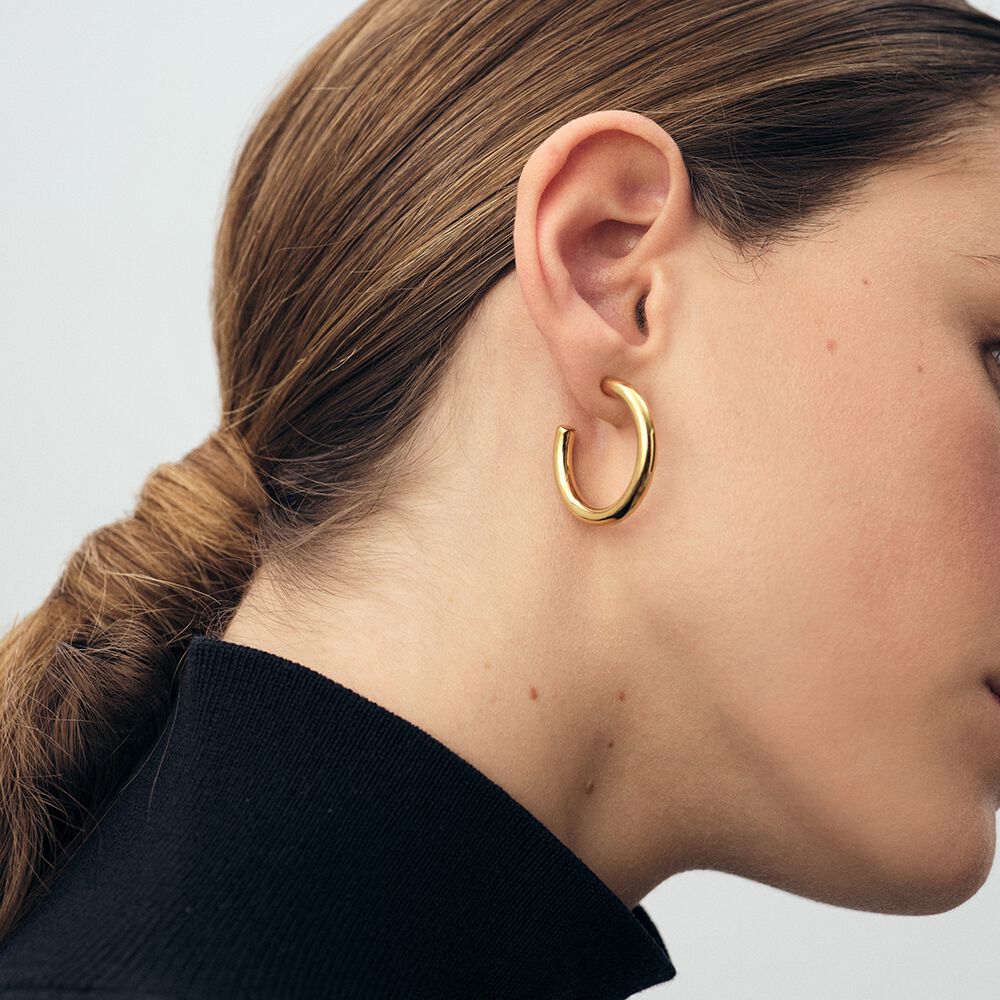 Hoops GIPSY - Golden - Earrings  | Agatha