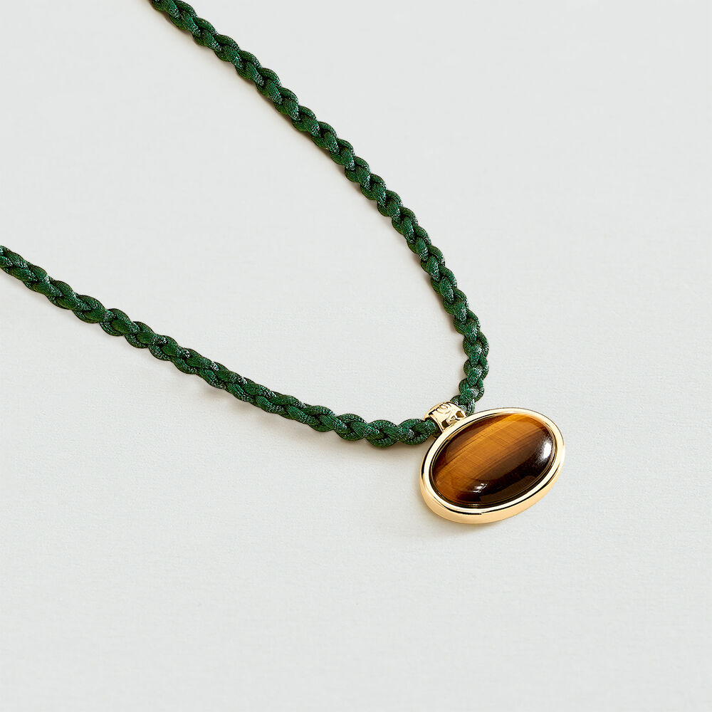 Choker necklace RHEA - Tiger eye - Choker necklace  | Agatha