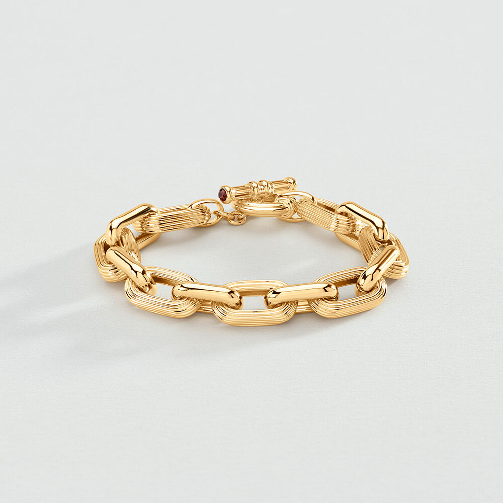 Link bracelet HAUSSMANN - Golden - Bracelets  | Agatha