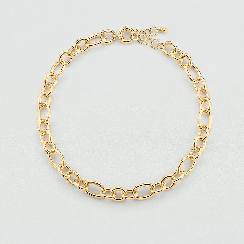 Choker necklace LEA - Golden - Choker necklace  | Agatha