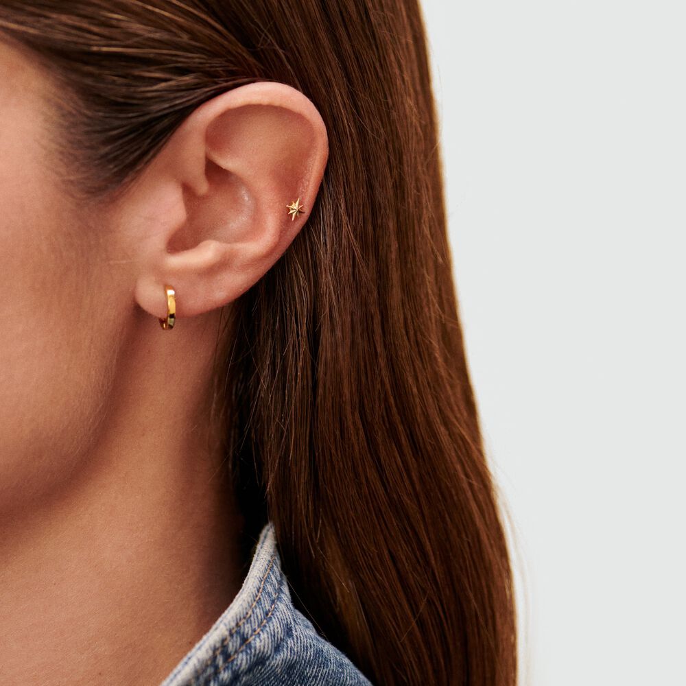 Piercing Helix & Tragus PATI - Golden - Genuine silver  | Agatha