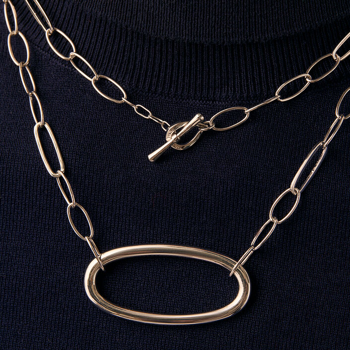 Long necklace CHAIN - Silver - All jewellery  | Agatha