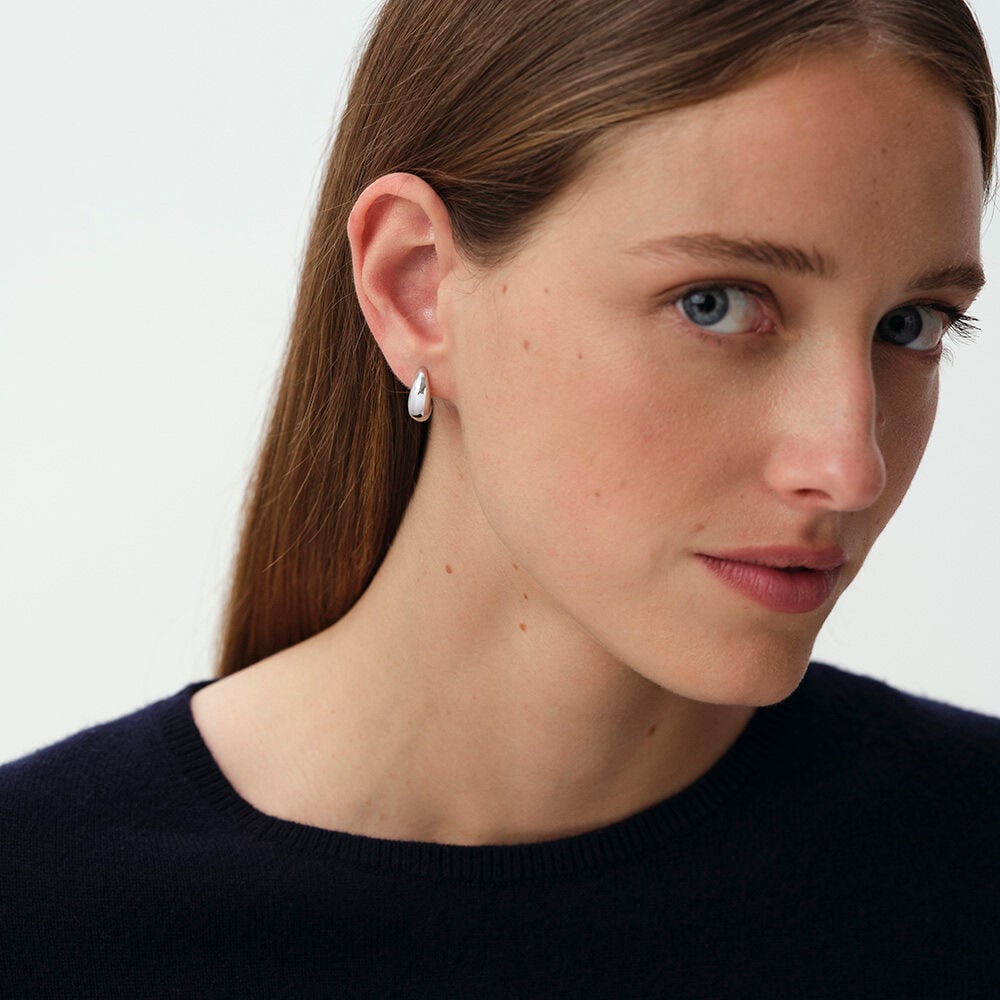Hoops MABILLON - Silver - Earrings  | Agatha